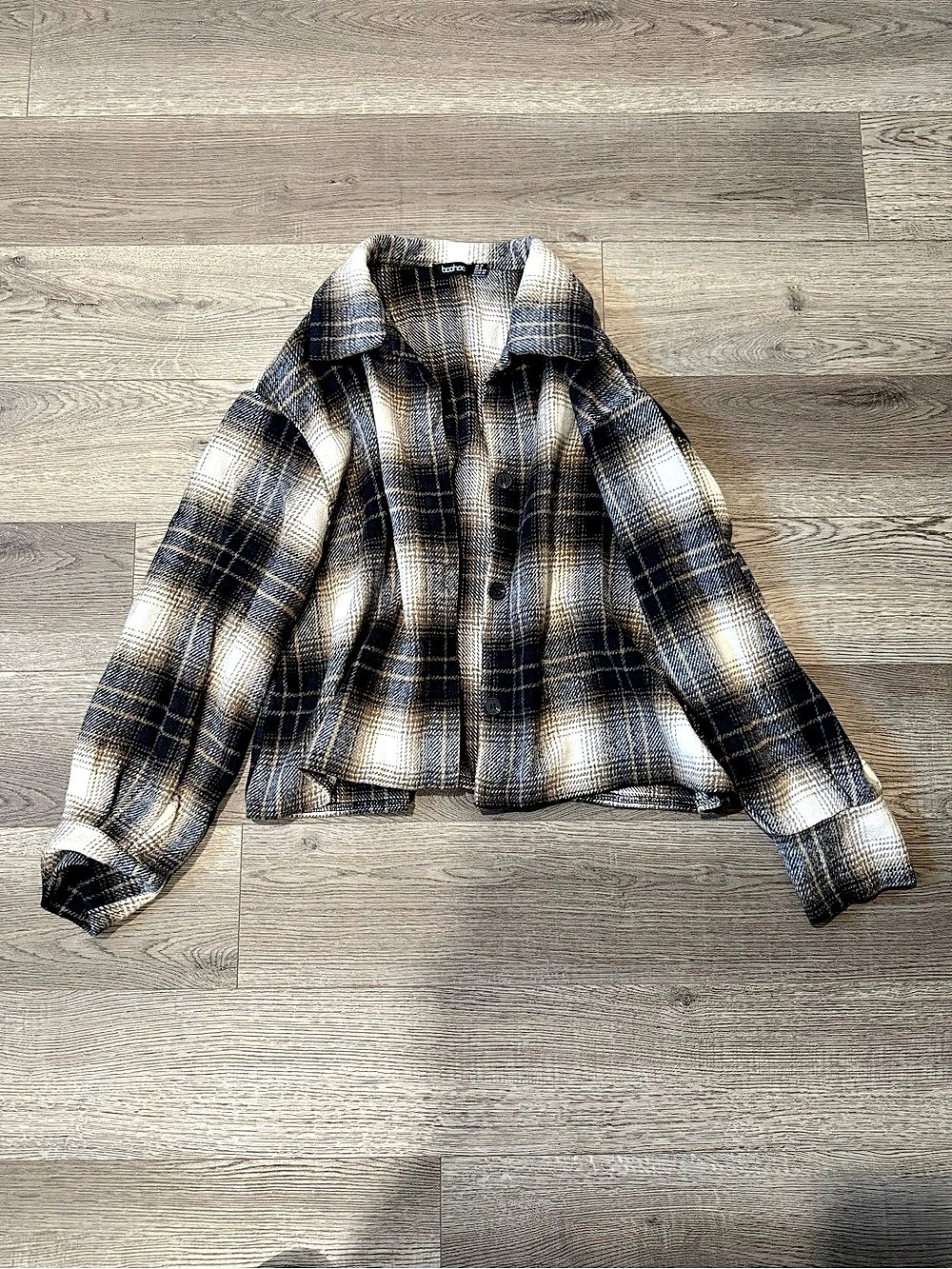 Boohoo Plaid Shacket